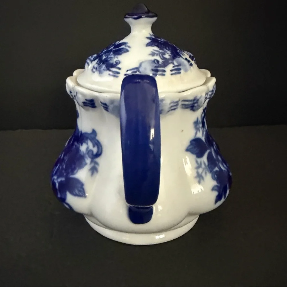 Blue & White Floral Ceramic Teapot - Picture 8 of 16
